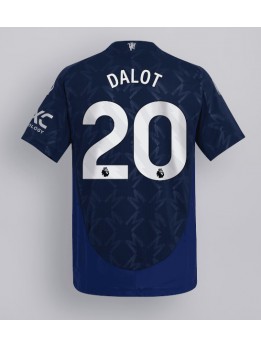 Manchester United Diogo Dalot #20 Auswärtstrikot 2024-25 Kurzarm